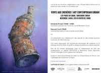 Vente aux enchères d'Art contemporain urbain. Le mercredi 3 avril 2019 à Villeurbanne. Rhone.  19H00